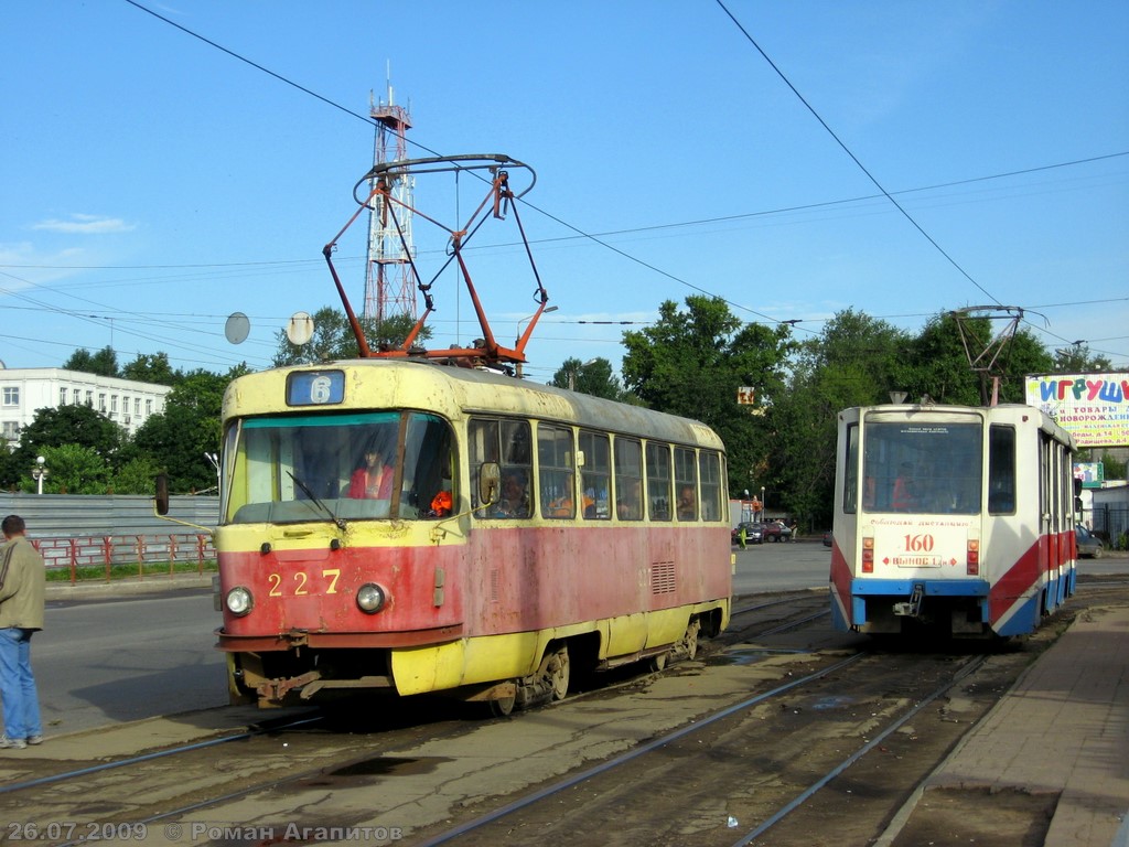 Тверь, Tatra T3SU № 227; Тверь, 71-608К № 160