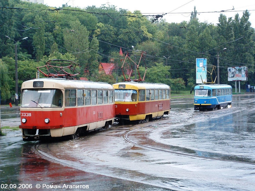 Одесса, Tatra T3SU № 3338; Одесса, Tatra T3SU № 3273; Одесса, Tatra T3R.P № 4071