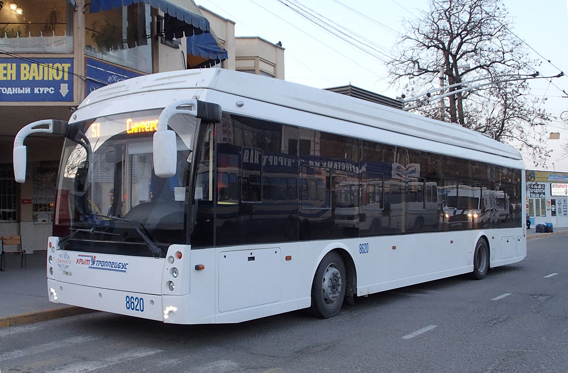 Крымский троллейбус, Тролза-5265.05 "Мегаполис" № 8620