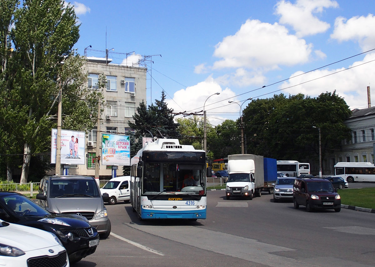 Крымский троллейбус, Богдан Т70110 № 4316