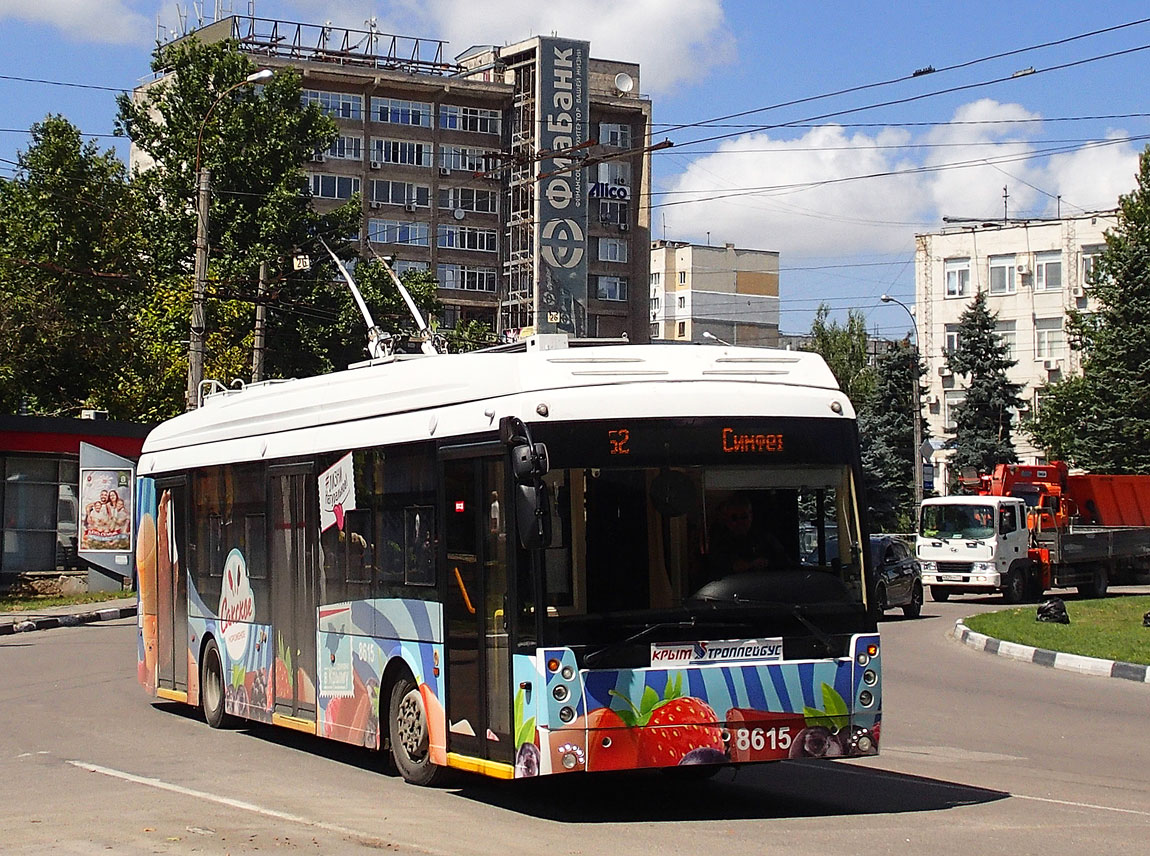Крымский троллейбус, Тролза-5265.05 "Мегаполис" № 8615
