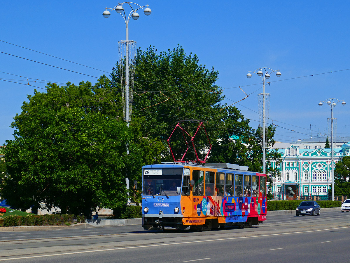 Екатеринбург, Tatra T6B5SU № 727