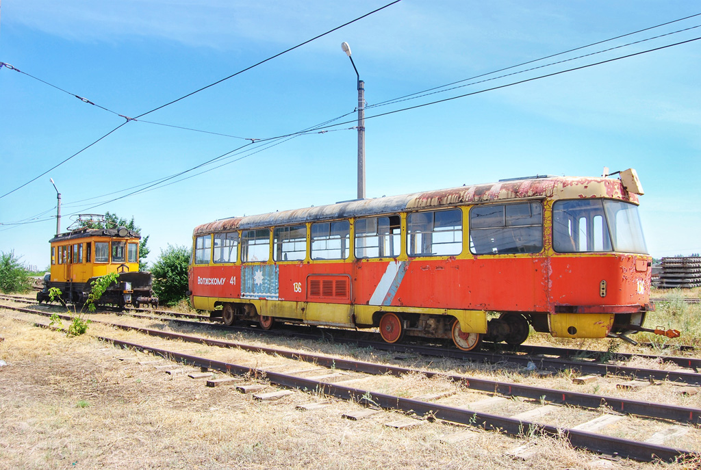 Волжский, Tatra T3SU № 136