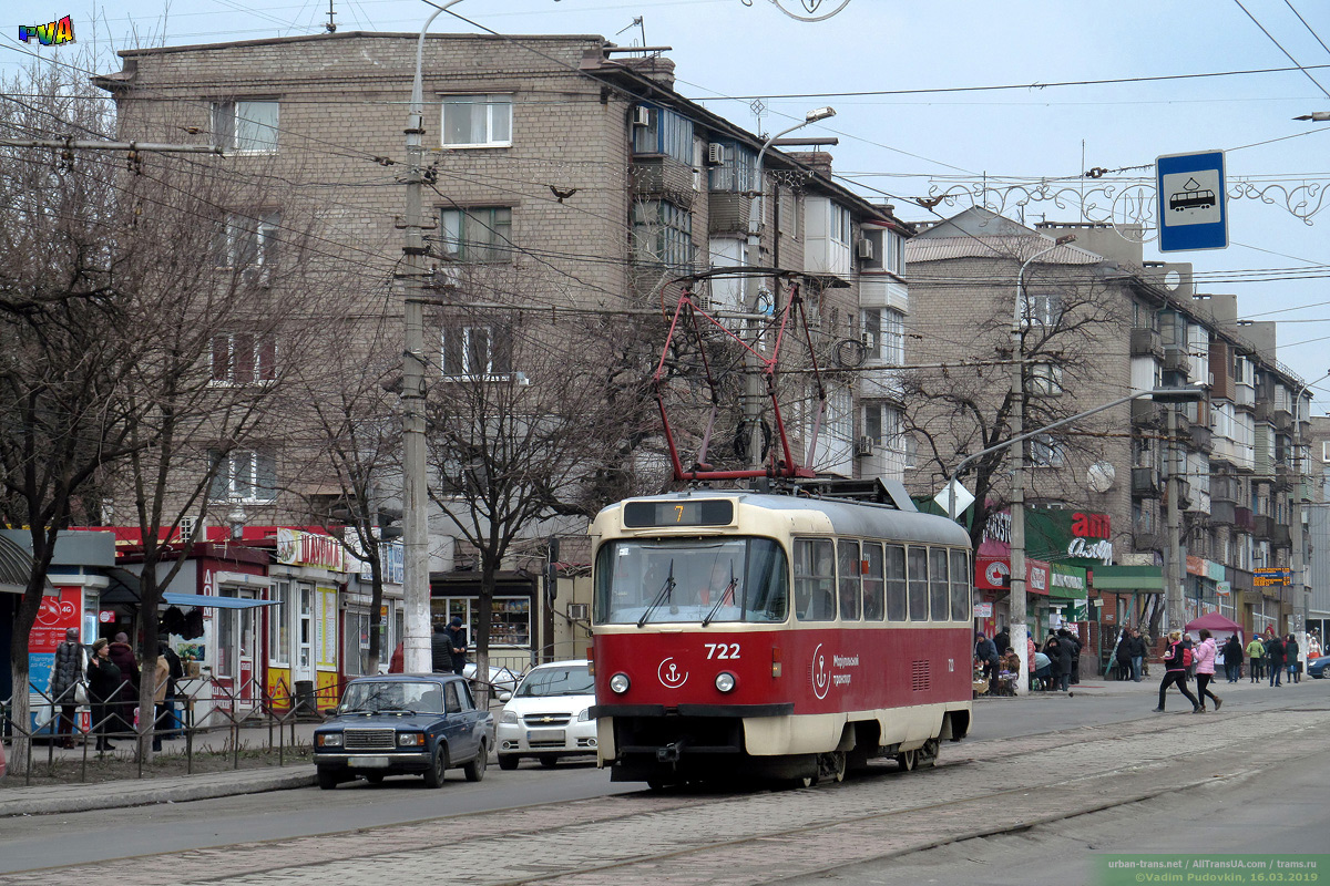 Мариуполь, Tatra T3A № 722