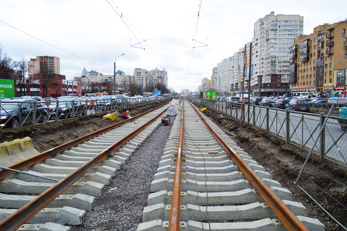 Санкт-Петербург — Ремонты трамвайных линий